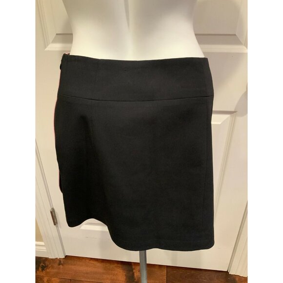 Tibi Black, White & Pink Floral Mini Skirt, Size 2 (US), NWT! $275 - Picture 5 of 6